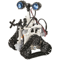 Remote Controled LED Eyes Swinging Arms Rotate Palms Robot 408 Pieces Hobby Kit