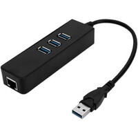 Klik USB 3.0 to Gigabit Ethernet + 3 Port USB 3.0 Hub 
