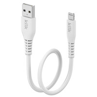 Klik 25cm Apple Lightning to USB MFi Cable - White