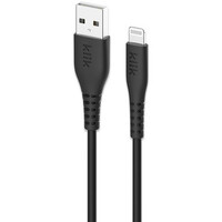 Klik 1.2m Apple Lightning to USB MFi Cable - Black