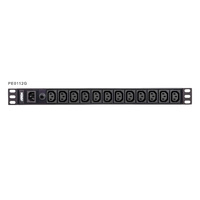 Aten 12 Port 1U Basic PDU Upto 10A with 12 IEC C13 Outputs Overload Protection