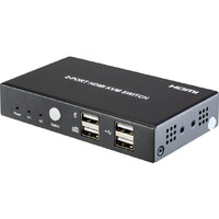 Pro.2 Compatible Two Port 4K HDMI KVM Two-in-One Switch Box Mounting Ear 