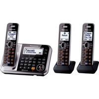 Dect Bluetooth Cordless Phone Triple PK With Answer Machine