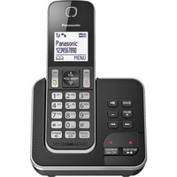 Panasonic KXTGD320ALB Power Backup Cordless Phone and Answering Machine