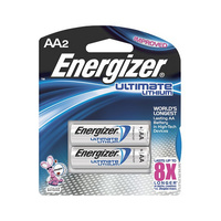 AA Energizer Ultimate Lithium 2PK Battery designed  for new technology devices