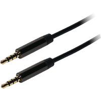 LA1020 3.5MM TRRS PLUG TO TRRS PLUG Cable 2M
