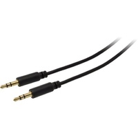 PRO2 LA1030 0.5m stereo 3.5mm plug to plug slim lead