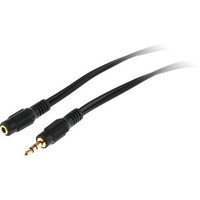 5M 3.5Mm Plug To Socket Stereo Extension Lead