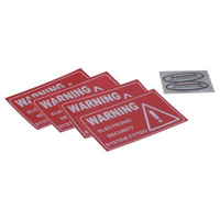 Large Alarm Sticker For trucks Caravans Houses Offices and Factories