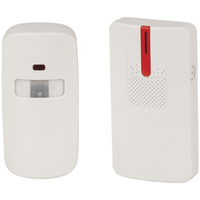Nextech Wireless Driveway Entry PIR Alert Kit 50m Range Chime LED Alert
