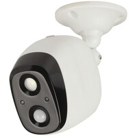 Nextech Dummy Camera with LED Bright 80 Lumen Spotlights Loud 120dB Siren
