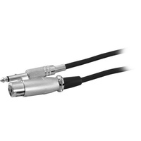 Pro.2 LA8012 XLR Socket to 6.3mm Plug Mono Adaptor Lead 3-Pin Canon Type 5m