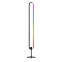 Artiss RGB LED Floor Lamp Remote Control Corner Light Stand Gaming Room 118CM