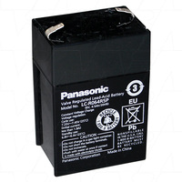 Panasonic 6V Valve Regulated Lead Acid Battery for UPS Security Alarm Instrument