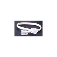 Short Lead with RJ12 to RJ12 with Modular Plugs Tel5050 15cm