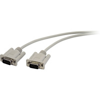 DB9 Plug to DB9 Plug RS232 Lead all pins through wired 2m 