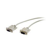 2M DB9 Plug To Socket Lead RS232 Extension Lead