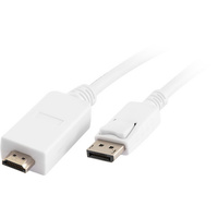 Pro.2 Displayport Plug to HDMI Plug Passive Adapter Cable 2m