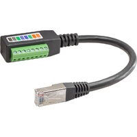 21Cm Rj45 Plug To 8 Pin Terminal Adaptor Lead