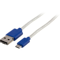 Pro.2 USB-A Micro-B To Micro-B Plug Micro USB-B OTG 2in 1 Lead 1m 