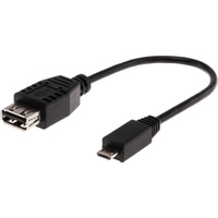 Pro.2 USB-A Socket To Micro USB-B Micro USB OTG Cable 15Cm 