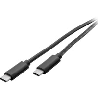 Pro2 1M USB Type C Lead Plug To Plug 480Mbps Charging 3A Max. 1M USB TYPE Black