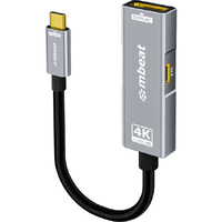 4k USB-C to Display Port Adapter With 100W  PD