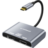 4k USB-C to DP and HDMI MST Adapter