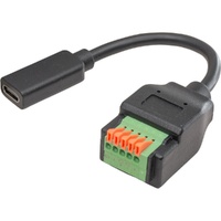 15Cm Usb C Socket To 5 Pin Terminal Lead