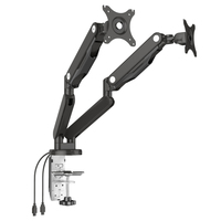 2-Monitor Arm Desk Mount Bracket