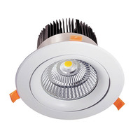 ENSA 35W Commercial Adjustable Dimmable LED Downlight Warm White 3000K 2600lm