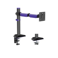 Brateck LDT89-C012 Amethyst Articulating Gaming Monitor Arm Matte Black, Fit Screen Size: 17'-40' Up to 12 KG, VESA 75x75,100x100 (LS)