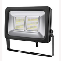 Celestra 100W LED Flood Light IP65 Slim Outdoor 240V Plug 5000K 10000 Lumens BLK