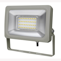 Celestra 20W LED Flood Light IP65 Outdoor 240V Plug Slim Grey 5000K