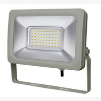 Celestra 30W LED Flood Light IP65 Slim Outdoor Grey 240V Plug 5000K 3000 Lumens