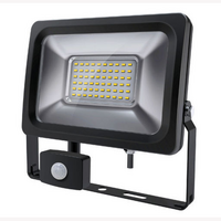 Celestra 30W LED Flood Light PIR Motion Sensor IP65 Outdoor 240V Plug Black