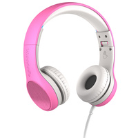 LilGadgets Connect+ Style Childrens Wired Headphones - Pink