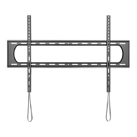 BrateckAffordable Heavy-Duty TV Wall Mount For 60’’~120’’ Fit Curved TV up to 120KG, VESA 50x50 up to 900x600 Fine Texture Black (LS)