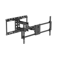 Brateck LPA80-486A HEAVY-DUTY FULL-MOTION TV WALL MOUNT WITH LATERAL SHIFT WALL PLATE For Double Stud (600mm) & Solid Wall (LS)