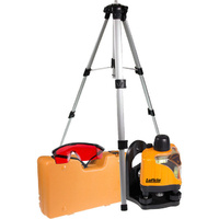 Lufkin Rotary LASER LEVEL Kit LR500 with Tripod Glasses and Carry Case