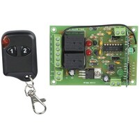 12 Volt 50mA 2pc Buttons Two Way Remote Control Relay Controller Board
