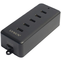 LS-C5LC 5-Way Splitter - Requires Pd 3.0 Power Extension Port USB-C  100W Black