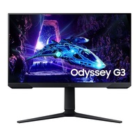 Samsung 23.8'/24' Odyssey G30D FHD Monitor 1920x1080 180Hz 16:9 250cd/m2 VA HDMI1.4 DP Headphone Tilt HAS Swivel Pivot VESA Gaming Monitor Black