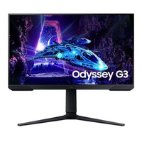 Samsung 23.8'/24' Odyssey G30D FHD Monitor 1920x1080 180Hz 16:9 250cd/m2 VA HDMI1.4 DP Headphone Tilt HAS Swivel Pivot VESA Gaming Monitor Black