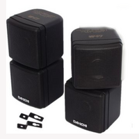 Dai-ichi LS32BK Dual Cube Pairs Surround Sound Four Cubes Attached In Pairs Black 