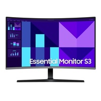 Samsung 32' S39GD FHD 100Hz Curved Monitor 1920x1080 4ms 16:9 1500R Tilt VESA VA HDMI D-Sub Headphone Flicker Free Eye Saver Mode Black