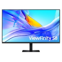 Samsung 37' ViewFinity S8 UHD 4K 3840x2160 HDR10 16:9 60Hz 5ms 350 nits HDR DP HDMI USB-C HUB 90W Dock LAN HAS Tilt Swivel VESA Gaming Monitor >34' 32