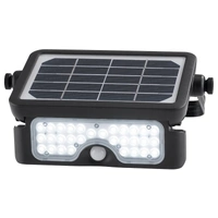 Arlec LVS937BK 7W Integrated Solar Powered Sensor LED Floodlight