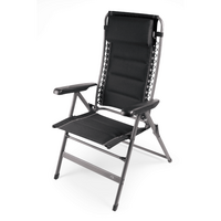 Dometic Lounge Firenze Sturdy Frame Folding Lightweight Reclining Camping Chair