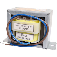 Powertran  240V 15-30V 1A Transformer 200mm Fly Leads M6672C